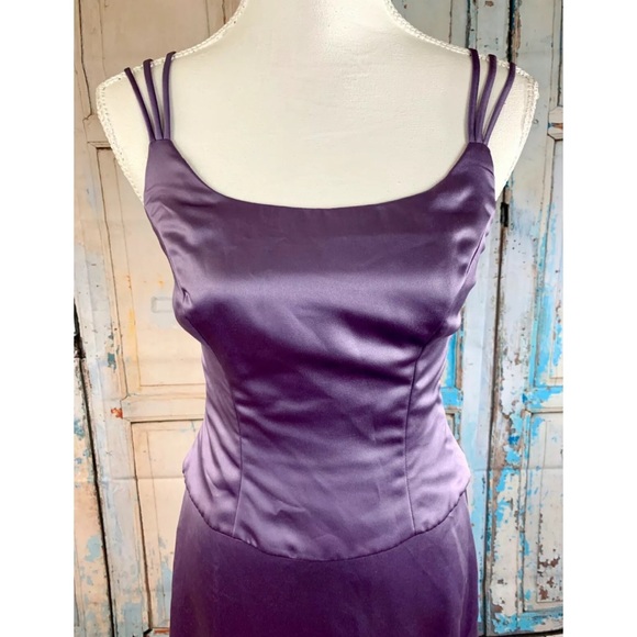 ALFRED ANGELO Strappy A-Line Bridesmaid Dress - Picture 2 of 3